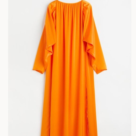 2xl NWT Flowy Orange Dress H&M NWT - Picture 3 of 3